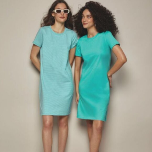 Avon Studio 1886 2-Pack Teal Dresses - Size 1X - Picture 1 of 7